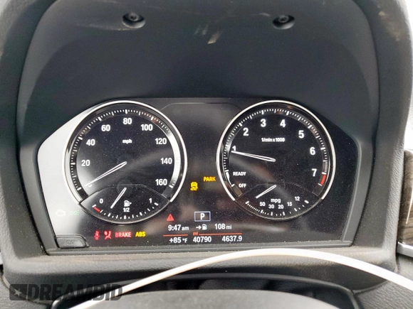 2018 BMW X2 sDrive28i with VIN WBXYJ3C38JEJ91570, listed as a Copart auction lot 57483525 with 40,790 mi miles and Salvage title. Bid and sale history available at DreamBid. Image 9.