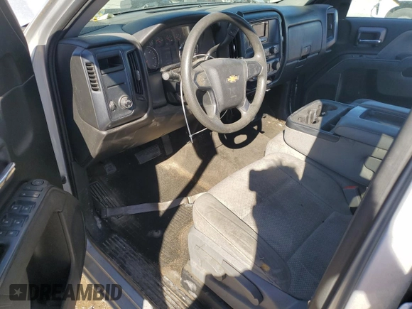 2015 Chevrolet Silverado 1500 LS with VIN 1GCRCPEH1FZ335827, listed as a Copart auction lot 50414585 with 214,079 mi miles and Salvage Title. Bid and sale history available at DreamBid. Image 8.
