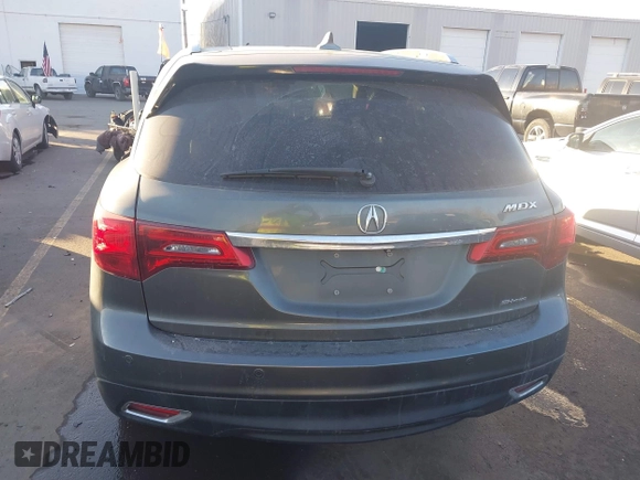 2016 Acura MDX w/Advance with VIN 5FRYD4H91GB016008, listed as a IAAI auction lot 41422436 with 1 mi miles. Bid and sale history available at carsss.com. Image 15.