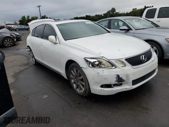 2007 Lexus GS 350 with VIN JTHCE96S270011327, listed as a Copart auction lot 66776164 with 187,856 mi miles and Salvage Title. Bid and sale history available at carsss.com. Image 4.