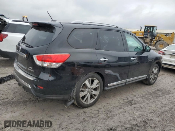 2013 Nissan Pathfinder SL with VIN 5N1AR2MM9DC638749, listed as a Copart auction lot 80803724 with 172,675 mi miles and Salvage Title. Bid and sale history available at carsss.com. Image 3.