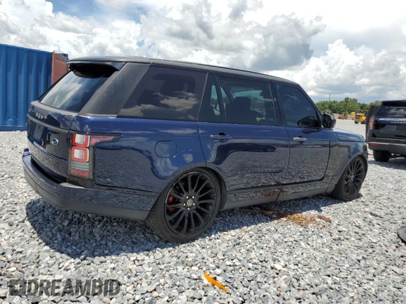 2014 Land Rover Range Rover Supercharged with VIN SALGS3TF4EA185528, listed as a Copart auction lot 61385675 with 83,334 mi miles and Salvage title. Bid and sale history available at DreamBid. Image 3.