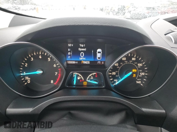 2017 Ford Escape SE with VIN 1FMCU0G98HUD45721, listed as a Copart auction lot 48304195 with 122,039 mi miles and Salvage Title. Bid and sale history available at carsss.com. Image 9.