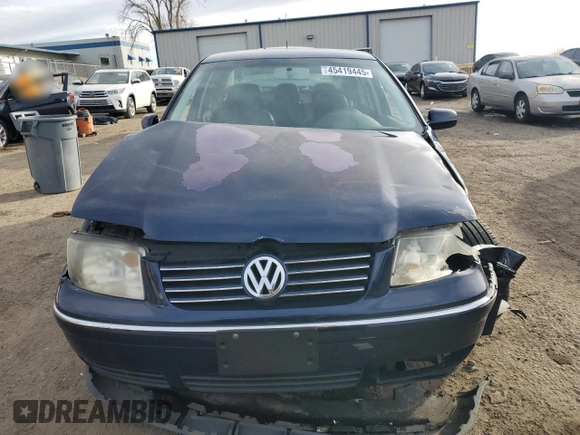 2004 Volkswagen Jetta GLS with VIN 3VWSE69M34M069042, listed as a Copart auction lot 45419445 with Not provided miles and Salvage title. Bid and sale history available at DreamBid. Image 5.