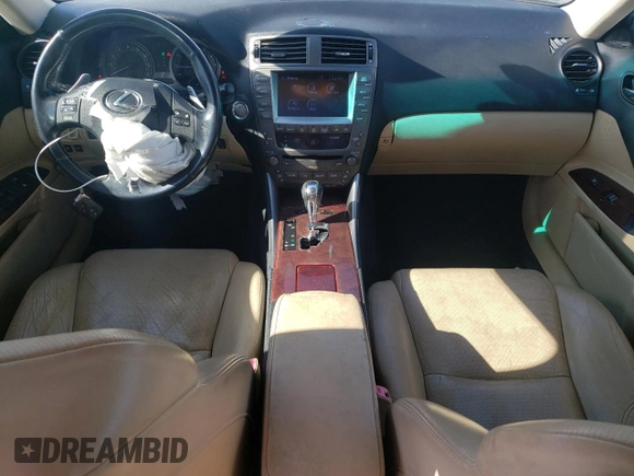 2008 Lexus IS 250 z VIN JTHBK262985081455, wystawiony jako Copart lot #57862925 z przebiegiem 214 639 mil mil oraz Szkoda całkowita • Salvage title. Historia ofert i sprzedaży dostępna na DreamBid. Obrazek 8.