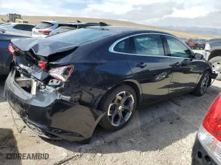 2022 Chevrolet Malibu LT with VIN 1G1ZD5ST1NF177430, listed as a Copart auction lot 46857565 with 52,540 mi miles and Salvage Title. Bid and sale history available at carsss.com. Image 3.