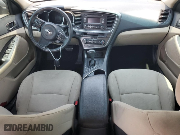 2014 Kia Optima LX with VIN KNAGM4A70E5470266, listed as a Copart auction lot 65084275 with 144,497 mi miles and Clean title. Bid and sale history available at DreamBid. Image 8.