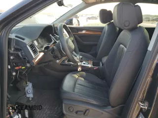 2021 Audi Q5 with VIN WA1AABFY1M2107377, listed as a Copart auction lot 44348435 with 86,408 mi miles and Salvage title. Bid and sale history available at DreamBid. Image 7.