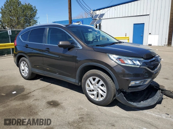 2015 Honda CR-V EX-L with VIN 2HKRM3H75FH513562, listed as a Copart auction lot 50809635 with 156,942 mi miles and Salvage Title. Bid and sale history available at carsss.com. Image 4.