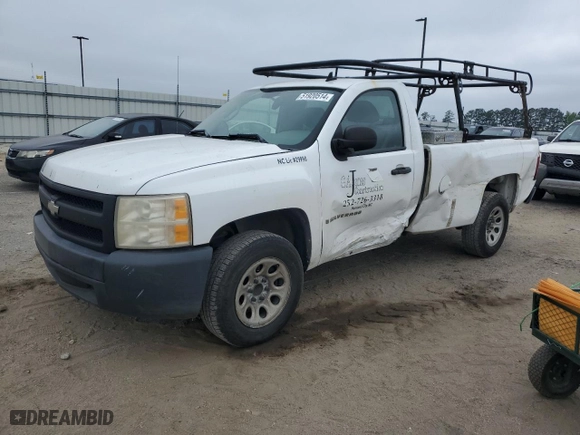 2007 Chevrolet Silverado 1500 Classic Work Truck with VIN 1GCEC14X47Z622486, listed as a Copart auction lot 51920514 with 230,274 mi miles and Salvage Title. Bid and sale history available at carsss.com. Image 1.