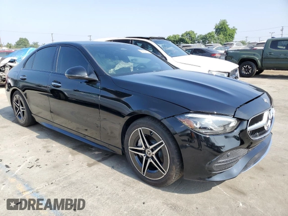 2024 Mercedes-Benz C 300 z VIN W1KAF4HB2RR190933, wystawiony jako Copart lot #62954185 z przebiegiem 2 745 mil mil oraz Szkoda całkowita • Salvage title. Historia ofert i sprzedaży dostępna na DreamBid. Obrazek 4.