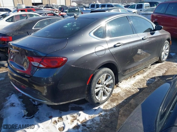 2015 Chrysler 200 Limited with VIN 1C3CCCAB5FN710615, listed as a IAAI auction lot 41645183 with 172,704 mi miles. Bid and sale history available at carsss.com. Image 4.