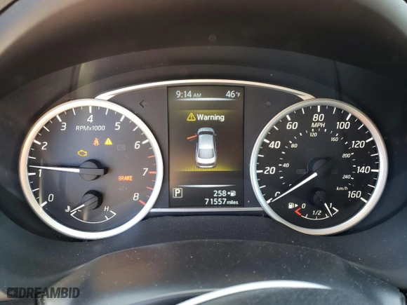 2017 Nissan Sentra SV with VIN 3N1AB7AP4HY406760, listed as a Copart auction lot 48770205 with 71,557 mi miles and Salvage Title. Bid and sale history available at carsss.com. Image 9.