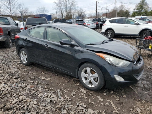 2013 Hyundai Elantra Limited PZEV with VIN 5NPDH4AEXDH231668, listed as a Copart auction lot 49846145 with 139,328 mi miles and Salvage Title. Bid and sale history available at carsss.com. Image 4.