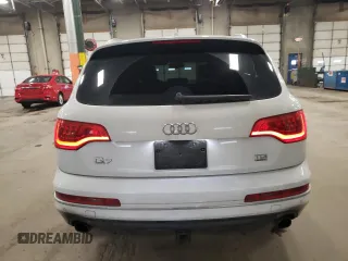 2014 Audi Q7 Premium Plus with VIN WA1LMAFE5ED010771, listed as a Copart auction lot 55587105 with 182,209 mi miles and Salvage title. Bid and sale history available at DreamBid. Image 6.