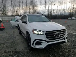 2025 Mercedes-Benz GLS with VIN 4JGFF5KE7SB324547, listed as a Copart auction lot 45541525 with 1,967 mi miles and Salvage Title. Bid and sale history available at carsss.com. Image 11.