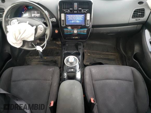 2015 Nissan LEAF SV with VIN 1N4AZ0CP0FC304221, listed as a Copart auction lot 65046292 with 128,625 mi miles. Bid and sale history available at carsss.com. Image 5.