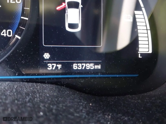 2019 Hyundai Ioniq Hybrid Blue with VIN KMHC65LC8KU119579, listed as a IAAI auction lot 41617117 with 63,796 mi miles. Bid and sale history available at carsss.com. Image 15.