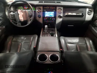 2014 Ford Expedition Limited с VIN 1FMJU2A50EEF65854, выставлен на аукционе Copart как лот 53548275 с пробегом 199 956 миль миль и Списание • Salvage title. История ставок и продаж доступна на DreamBid. Изображение 8.