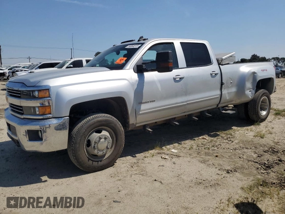 2015 Chevrolet Silverado 3500HD LT z VIN 1GC4KZCG1FF586027, wystawiony jako Copart lot #50064515 z przebiegiem 63 788 mil mil oraz Szkoda całkowita • Salvage title. Historia ofert i sprzedaży dostępna na DreamBid. Obrazek 1.