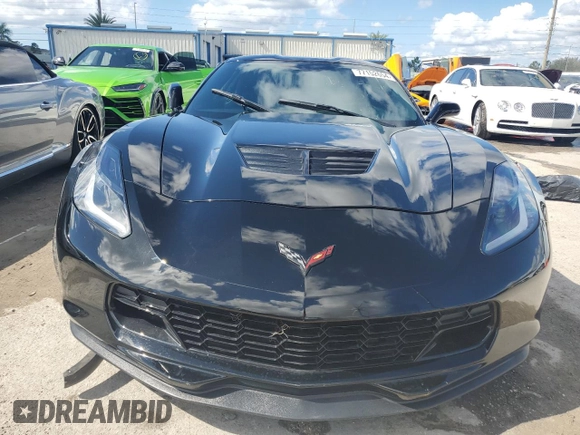 2016 Chevrolet Corvette Z06 1LZ with VIN 1G1YP2D69G5613510, listed as a Copart auction lot 77152654 with 0 mi miles and Non Repairable. Bid and sale history available at carsss.com. Image 5.