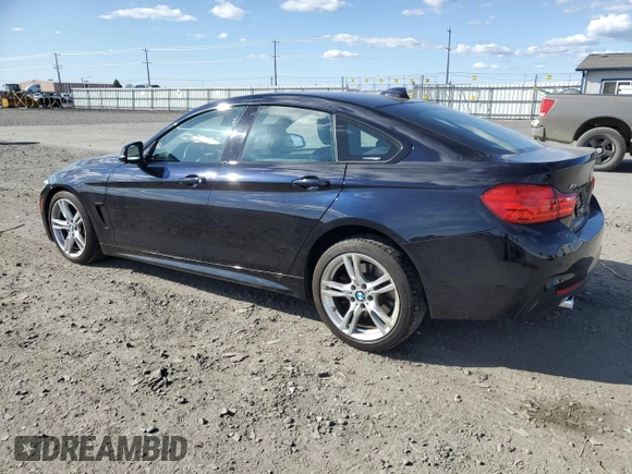 2015 BMW 4 Series 435i xDrive with VIN WBA4B3C51FGV48817, listed as a Copart auction lot 52997265 with 77,812 mi miles and Salvage Title. Bid and sale history available at DreamBid. Image 2.