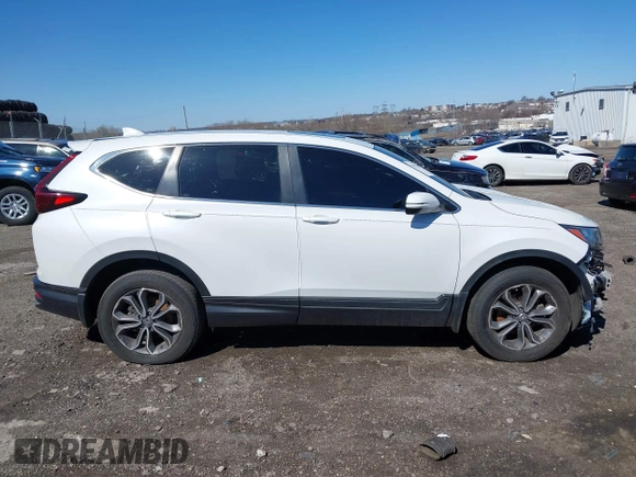 2021 Honda CR-V EX-L with VIN 2HKRW2H83MH634522, listed as a IAAI auction lot 41827080 with 17,217 mi miles. Bid and sale history available at carsss.com. Image 12.