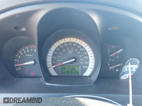2009 Kia Spectra EX with VIN KNAFE221195026584, listed as a IAAI auction lot 42220442 with 181,619 mi miles and . Bid and sale history available at DreamBid. Image 7.