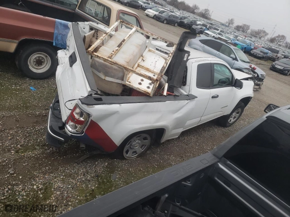 2021 Chevrolet Colorado 2WD Work Truck with VIN 1GCHSBEA5M1236802, listed as a Copart auction lot 82391714 with 52,703 mi miles and Salvage Title. Bid and sale history available at carsss.com. Image 3.