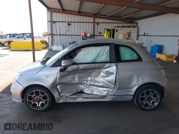 2012 FIAT 500 Sport with VIN 3C3CFFBR5CT357745, listed as a IAAI auction lot 42575343 with 152,112 mi miles and . Bid and sale history available at DreamBid. Image 6.