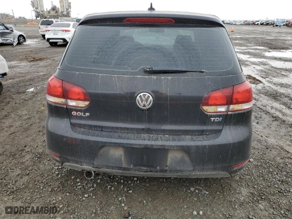 2011 Volkswagen Golf TDI with VIN WVWDM7AJ2BW040683, listed as a Copart auction lot 44273735 with 121,247 mi miles and Clean Title. Bid and sale history available at carsss.com. Image 6.