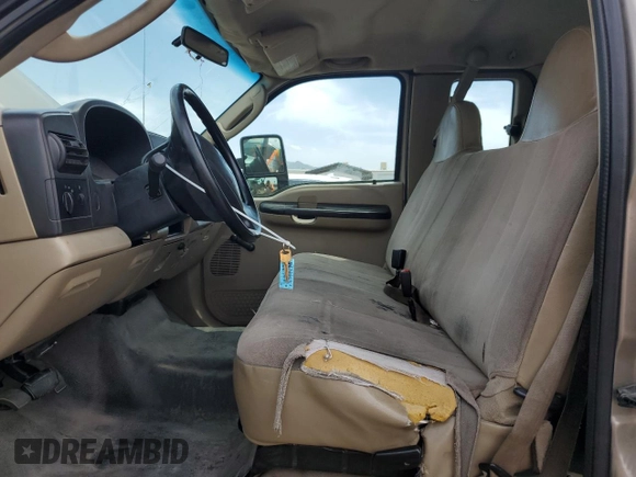 2006 Ford F-250 XL with VIN 1FTSX20566EA53924, listed as a Copart auction lot 56598195 with 237,387 mi miles and Salvage title. Bid and sale history available at DreamBid. Image 7.