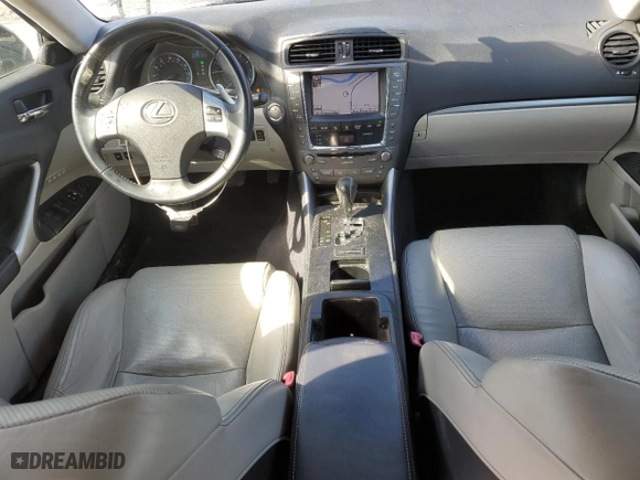 2011 Lexus IS 250 with VIN JTHCF5C24B5046621, listed as a Copart auction lot 47942275 with 64,454 mi miles and Salvage Title. Bid and sale history available at carsss.com. Image 8.