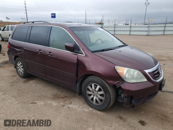 2008 Honda Odyssey EX-L z VIN 5FNRL38758B065246, wystawiony jako Copart lot #52621875 z przebiegiem 204 474 mil mil oraz Szkoda całkowita • Salvage title. Historia ofert i sprzedaży dostępna na DreamBid. Obrazek 4.