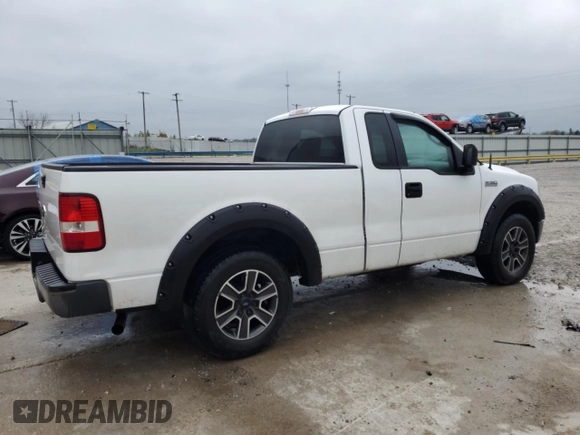 2008 Ford F-150 XL with VIN 1FTRF12268KB54772, listed as a Copart auction lot 52287165 with 168,227 mi miles and Non repairable. Bid and sale history available at DreamBid. Image 3.