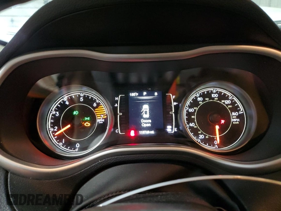 2016 Jeep Cherokee Altitude with VIN 1C4PJLCB0GW257628, listed as a Copart auction lot 55988595 with 119,749 mi miles and Non repairable. Bid and sale history available at DreamBid. Image 9.