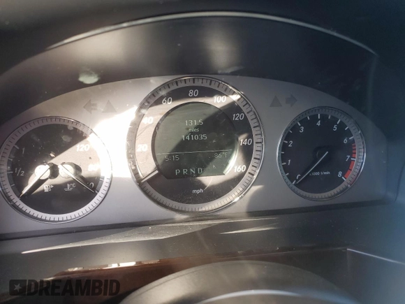 2011 Mercedes-Benz GLK 350 with VIN WDCGG8HB4BF568115, listed as a Copart auction lot 69612404 with 141,035 mi miles and Salvage Title. Bid and sale history available at DreamBid. Image 9.