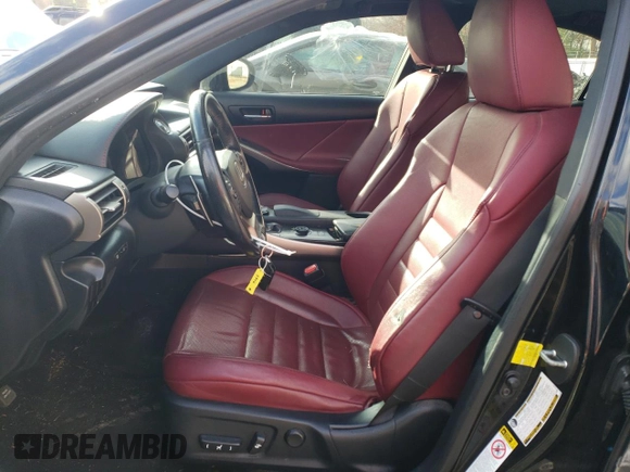 2014 Lexus IS 350 with VIN JTHCE1D20E5005241, listed as a Copart auction lot 82803404 with 130,530 mi miles and Salvage title. Bid and sale history available at DreamBid. Image 7.