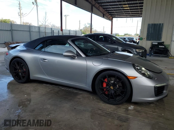 2017 Porsche 911 Carrera S with VIN WP0CB2A91HS155902, listed as a Copart auction lot 66079094 with 133,153 mi miles and Salvage Title. Bid and sale history available at carsss.com. Image 4.