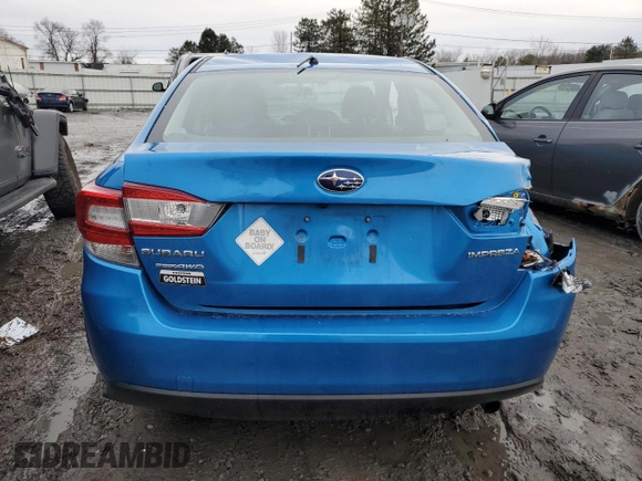 2021 Subaru Impreza with VIN 4S3GKAB61M3606184, listed as a Copart auction lot 35901933 with 21,006 mi miles. Bid and sale history available at carsss.com. Image 6.