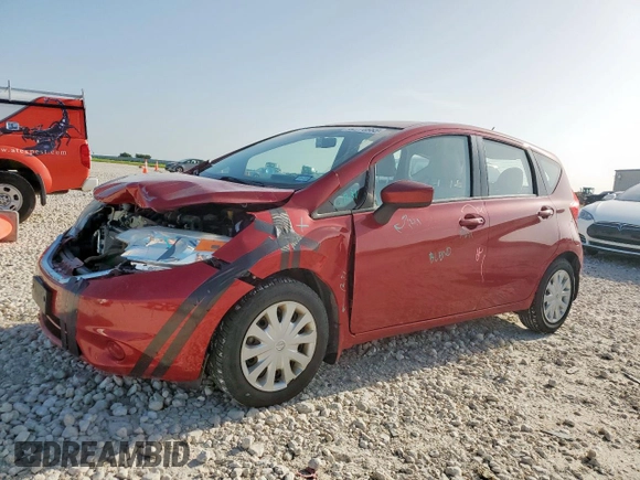2015 Nissan Note S Plus with VIN 3N1CE2CP7FL394369, listed as a Copart auction lot 62776985 with 70,920 mi miles and Salvage title. Bid and sale history available at DreamBid. Image 1.