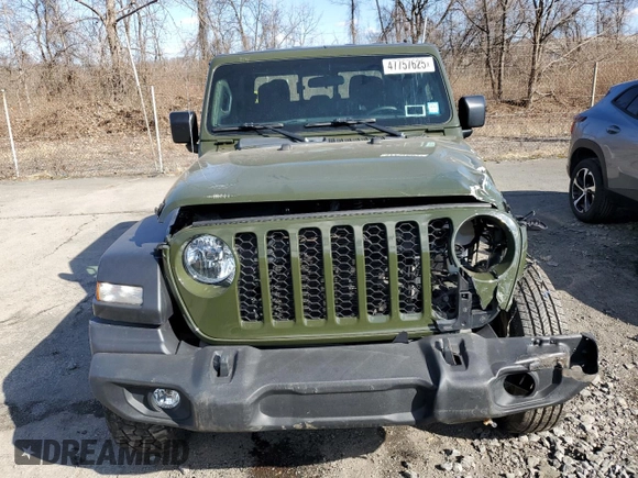 2022 Jeep Gladiator Texas Trail with VIN 1C6HJTAG1NL128872, listed as a Copart auction lot 47757625 with 33,410 mi miles and Salvage title. Bid and sale history available at DreamBid. Image 5.