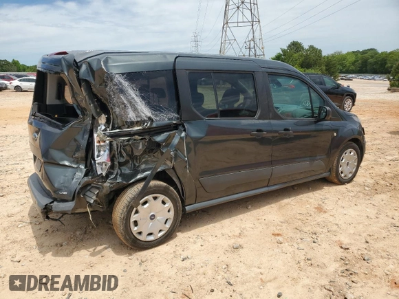 2018 Ford Transit Connect XL with VIN NM0GE9E73J1344215, listed as a Copart auction lot 57589955 with 80,089 mi miles and Salvage title. Bid and sale history available at DreamBid. Image 3.