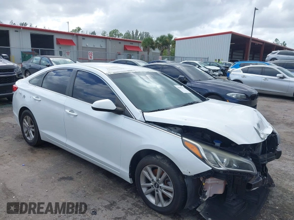 2017 Hyundai Sonata SE with VIN 5NPE24AF2HH572647, listed as a IAAI auction lot 40607675 with 117,259 mi miles and . Bid and sale history available at DreamBid. Image 1.