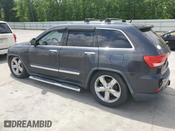 2013 Jeep Grand Cherokee Overland with VIN 1C4RJFCT1DC522850, listed as a Copart auction lot 53919465 with 119,883 mi miles and Clean Title. Bid and sale history available at carsss.com. Image 2.