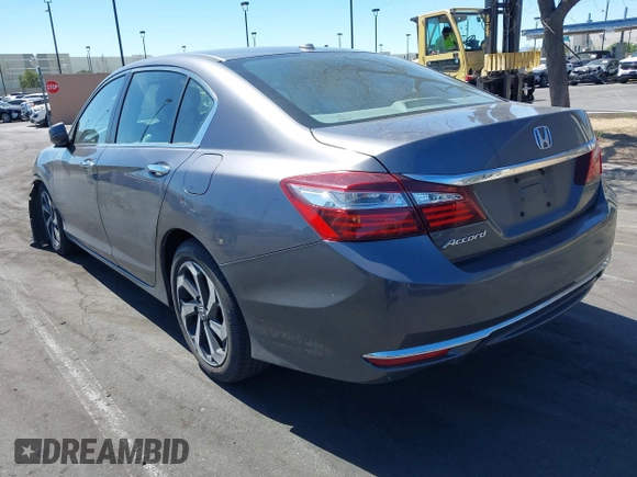 2016 Honda Accord Sedan EX with VIN 1HGCR2F76GA128929, listed as a IAAI auction lot 41882072 with 86,480 mi miles. Bid and sale history available at carsss.com. Image 3.