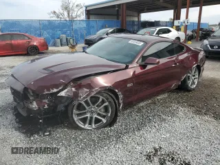 2018 Ford Mustang GT with VIN 1FA6P8CF7J5107285, listed as a Copart auction lot 89355655 with 35,463 mi miles and Salvage Title. Bid and sale history available at carsss.com. Image 1.
