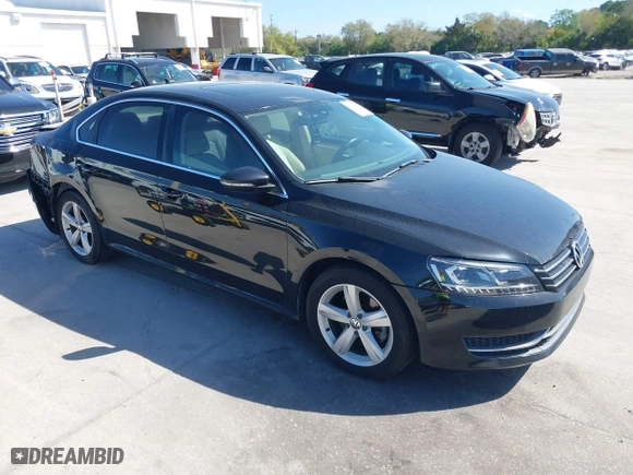 2012 Volkswagen Passat SE w/Sunroof with VIN 1VWBH7A38CC063186, listed as a IAAI auction lot 41700992 with 151,454 mi miles. Bid and sale history available at carsss.com. Image 1.
