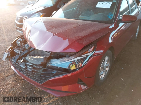 2023 Hyundai Elantra SE with VIN KMHLL4AGXPU575731, listed as a IAAI auction lot 41472044 with 33,154 mi miles and . Bid and sale history available at DreamBid. Image 6.