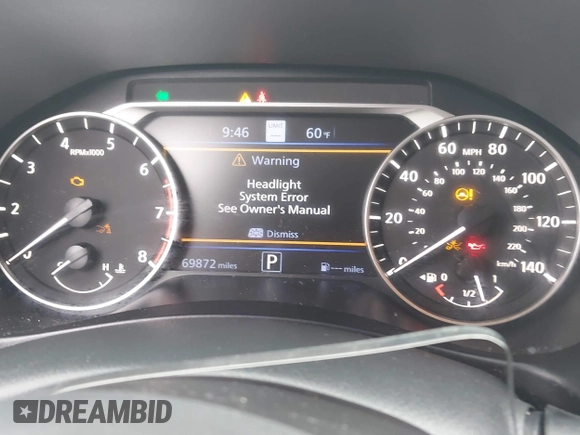 2019 Nissan Altima 2.5 Platinum with VIN 1N4BL4FV2KC207507, listed as a IAAI auction lot 41537675 with 69,872 mi miles. Bid and sale history available at carsss.com. Image 10.